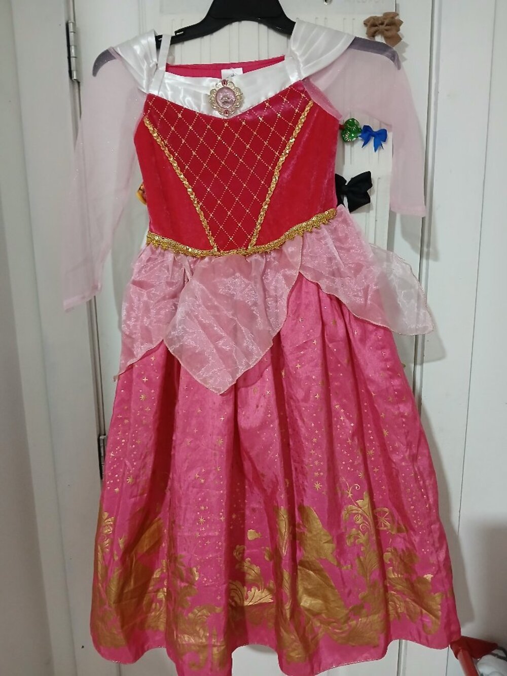 Disney Store Princess Aurora Sleeping Beauty Costume Child Size 7/8